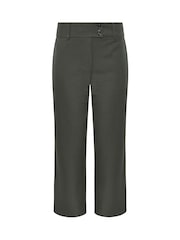 PixieGirl Petite Grey 3 Button Wide Leg Trousers - Image 5 of 6