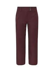 PixieGirl Petite Red 3 Button Wide Leg Trousers - Image 5 of 6