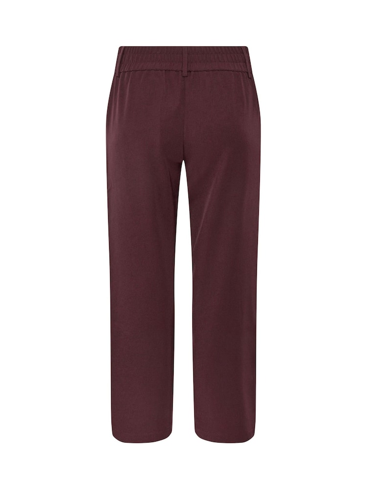 PixieGirl Petite Red 3 Button Wide Leg Trousers - Image 6 of 6