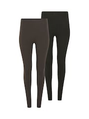 Leggings elásticos M&Co 2 Pack - Imagen 1 de 8