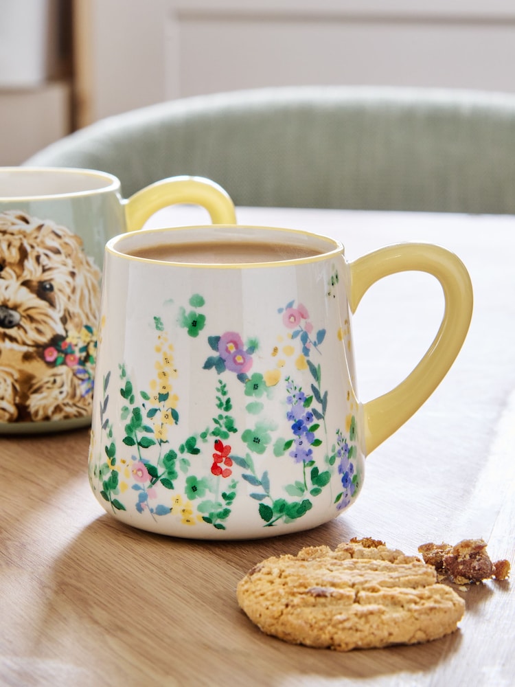 Set of 2 Sage Green Charlie Cockapoo Mugs - Image 2 of 4 Set of 2 Sage Green Charlie Cockapoo Mugs - Image 2 of 4
