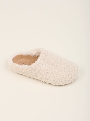 Brakeburn Cream Boucle Slippers - Image 2 of 4