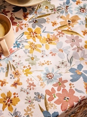 Multi Aubrie Floral Wipe Clean Tablecloth - Image 2 of 2