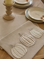 Pumpkin Textured Kitchen Table Runner - Bild 3 von 3
