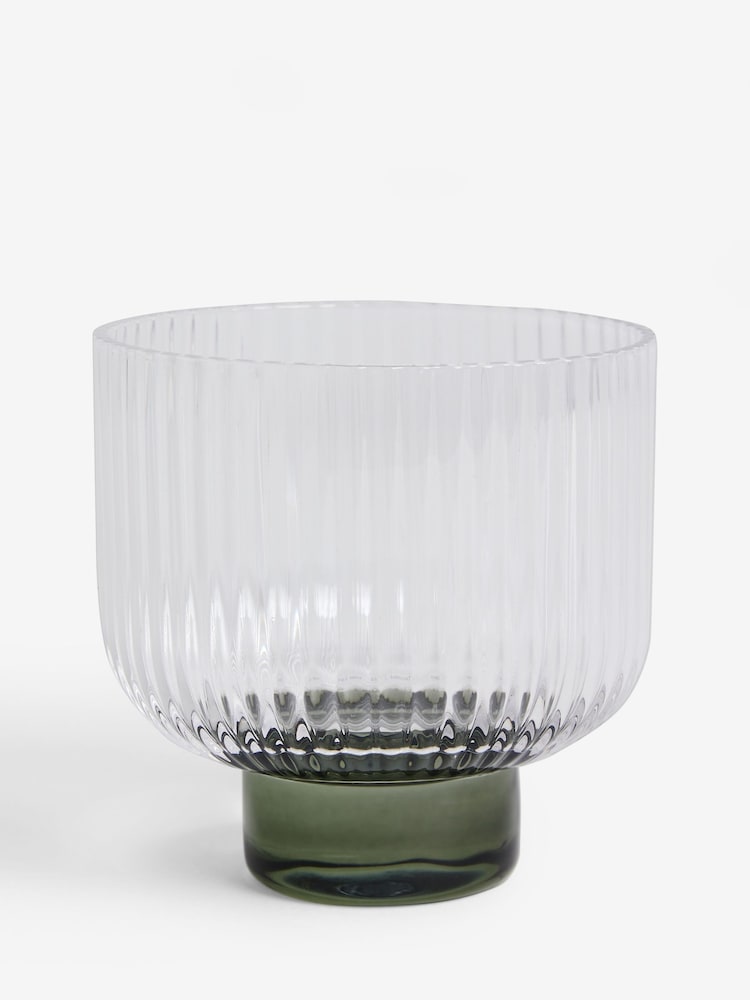 Set of 4 Green Darby Tumbler Glasses - Image 1 of 1 Set of 4 Green Darby Tumbler Glasses - Image 1 of 1