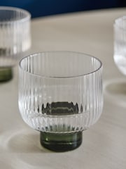 Set of 4 Green Darby Tumbler Glasses - Image 2 of 3