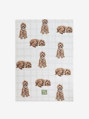 Set of 3 Natural Louie the Labradoodle Tea Towels - Image 4 of 4