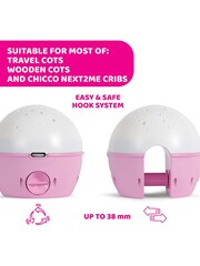 Chicco Pink First Dreams Next2Stars Night Light Projector - Image 3 of 5