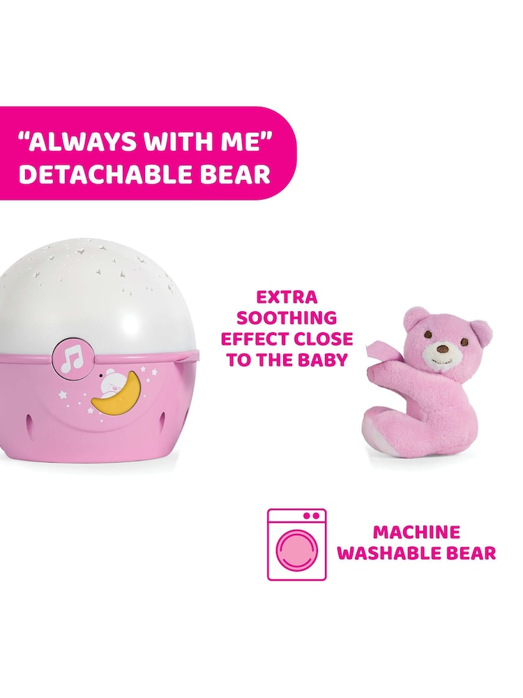 Chicco Pink First Dreams Next2Stars Night Light Projector - Image 5 of 5