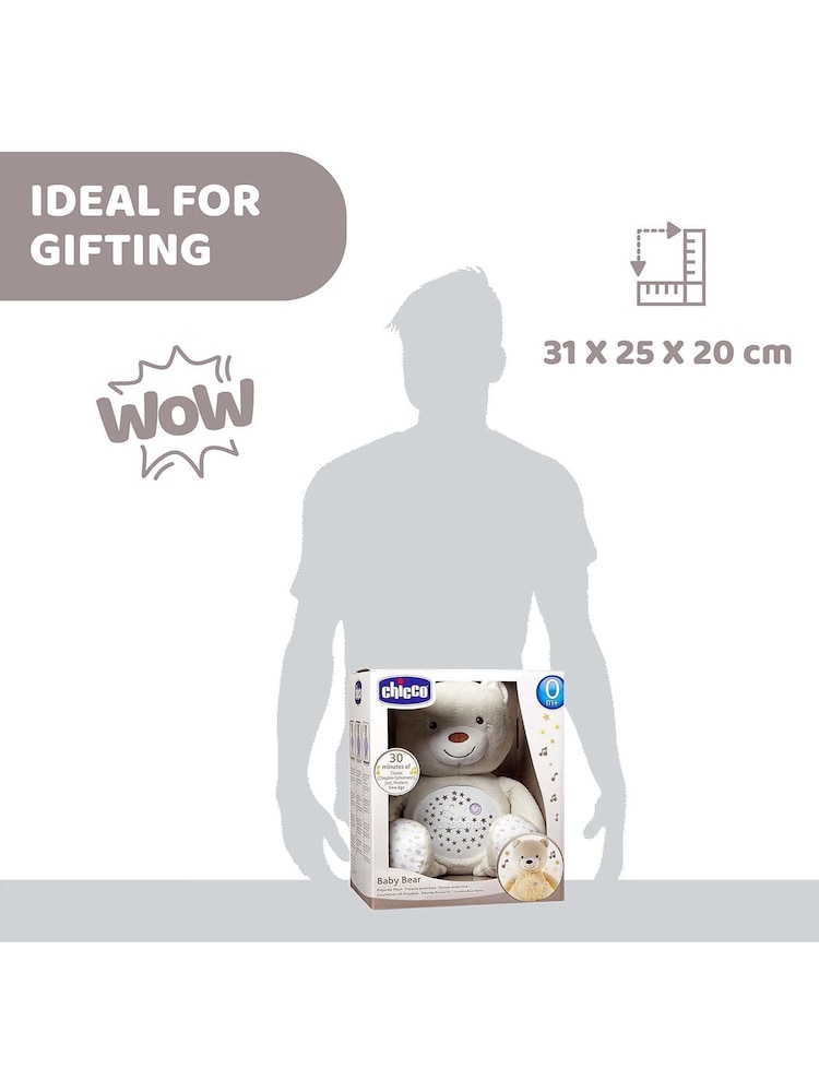 Chicco Natural First Dreams Baby Bear Plush and Night Light Projector - Image 8 of 8