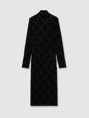 Paige Devoré Midi Dress - Image 2 of 5