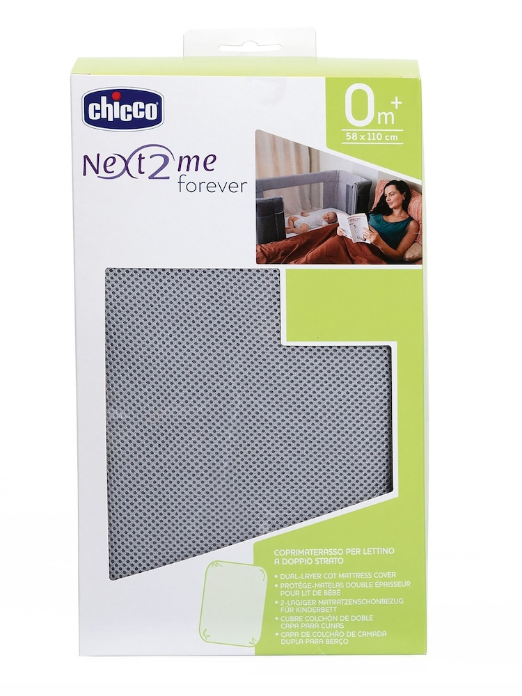 Chicco Natural Next2Me Night Breeze Top Mattress Cover - Image 4 of 4