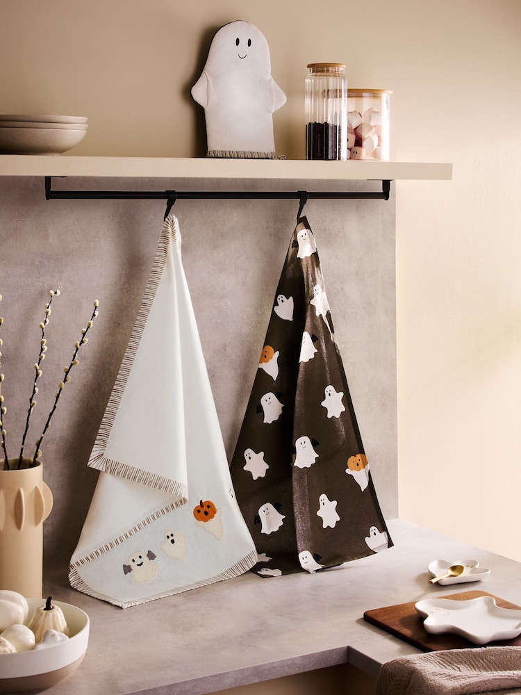 3 Piece Gus the Ghost Tea Towel and Mitt Bundle - Bild 1 von 4