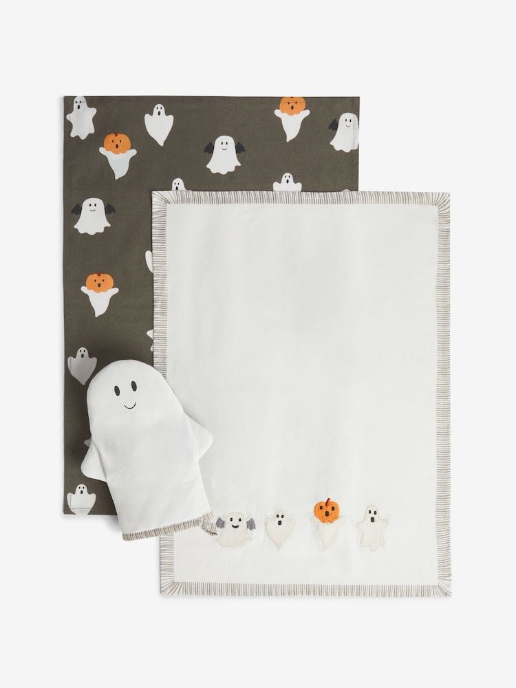 3 Piece Gus the Ghost Tea Towel and Mitt Bundle - Bild 4 von 4
