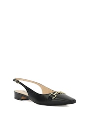 črna - Dune London Hopewell Snaffle Slingback čevlji - Slika 3 iz 6
