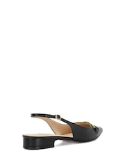 črna - Dune London Hopewell Snaffle Slingback čevlji - Slika 4 iz 6