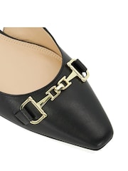 črna - Dune London Hopewell Snaffle Slingback čevlji - Slika 6 iz 6