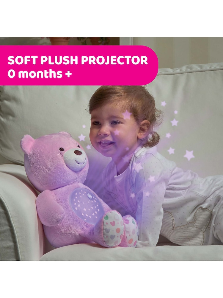 Chicco Pink First Dreams Baby Bear Plush and Night Light Projector - Image 2 of 8