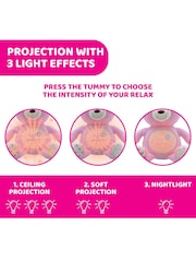 Chicco Pink First Dreams Baby Bear Plush and Night Light Projector - Image 4 of 8