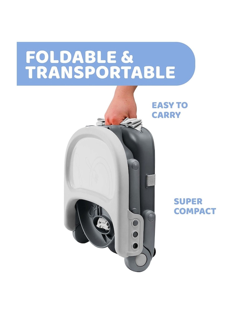 Chicco Grey Pocket Snack Booster Seat - Image 2 of 5