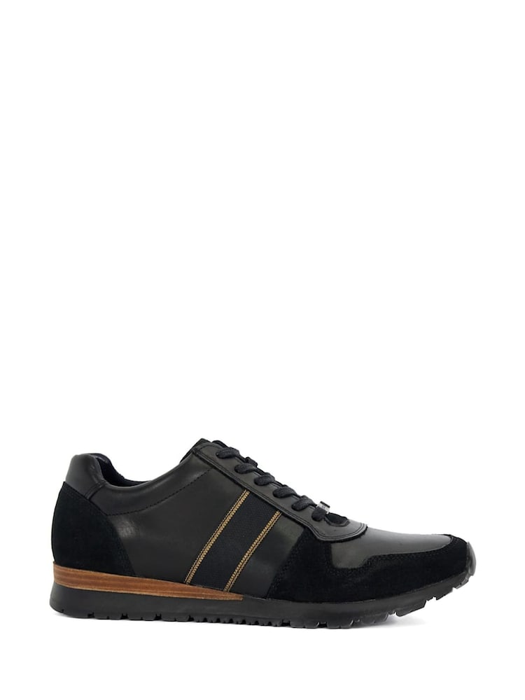 Sininen - Leveä lesti - Dune London Treck Raita Webbing Käytävämatto Trainers - Kuva 2 / 6