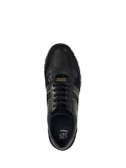 Sininen - Leveä lesti - Dune London Treck Raita Webbing Käytävämatto Trainers - Kuva 5 / 6