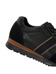 Sininen - Leveä lesti - Dune London Treck Raita Webbing Käytävämatto Trainers - Kuva 6 / 6