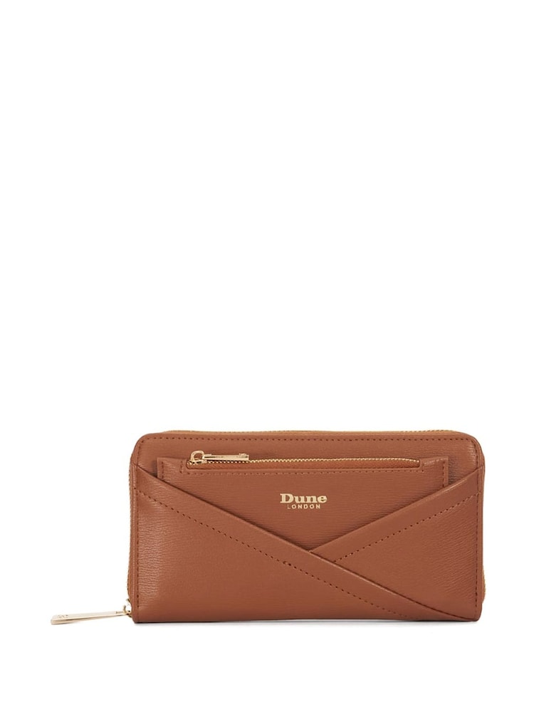 Marrón - Dune London Kelbey Zip Around Long Purse - Imagen 1 de 5 Marrón - Dune London Kelbey Zip Around Long Purse - Imagen 1 de 5