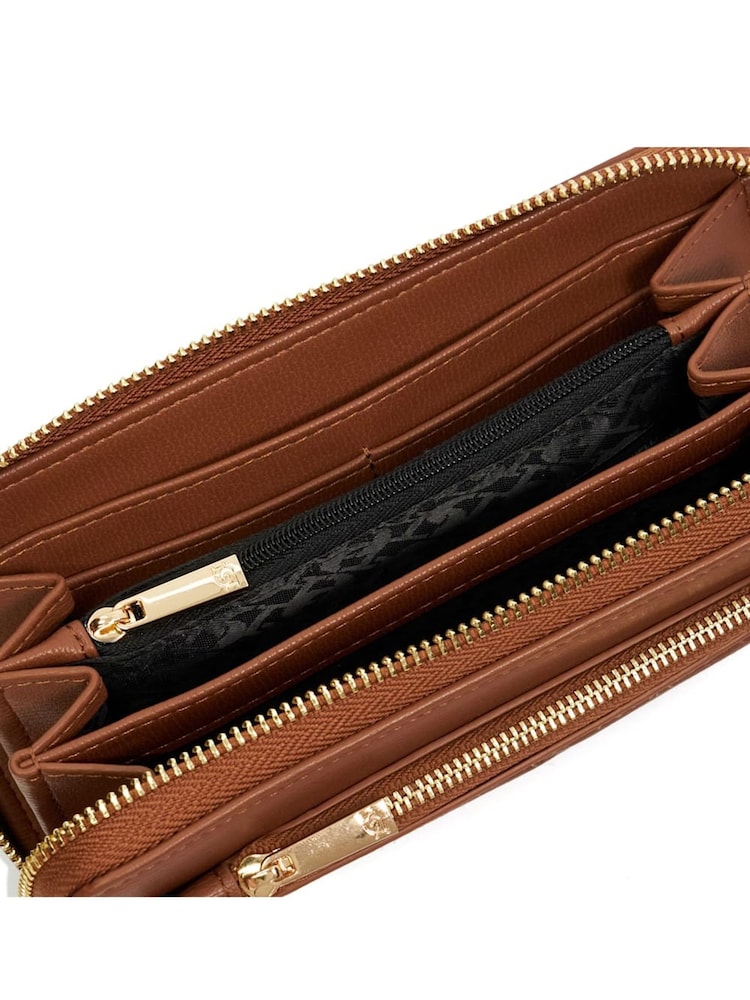 Marrón - Dune London Kelbey Zip Around Long Purse - Imagen 2 de 5 Marrón - Dune London Kelbey Zip Around Long Purse - Imagen 2 de 5
