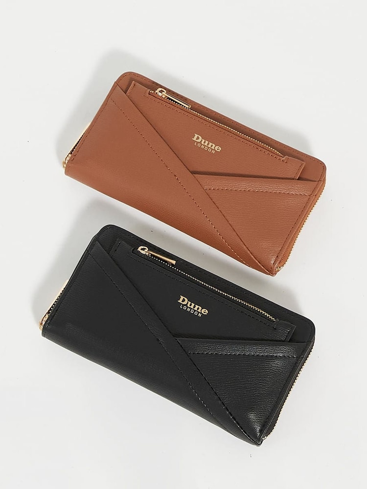 Marrón - Dune London Kelbey Zip Around Long Purse - Imagen 5 de 5 Marrón - Dune London Kelbey Zip Around Long Purse - Imagen 5 de 5