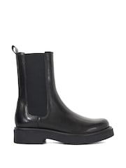 Dune London Black Palmo Chunky Sole Chelsea Boots - Image 2 of 6