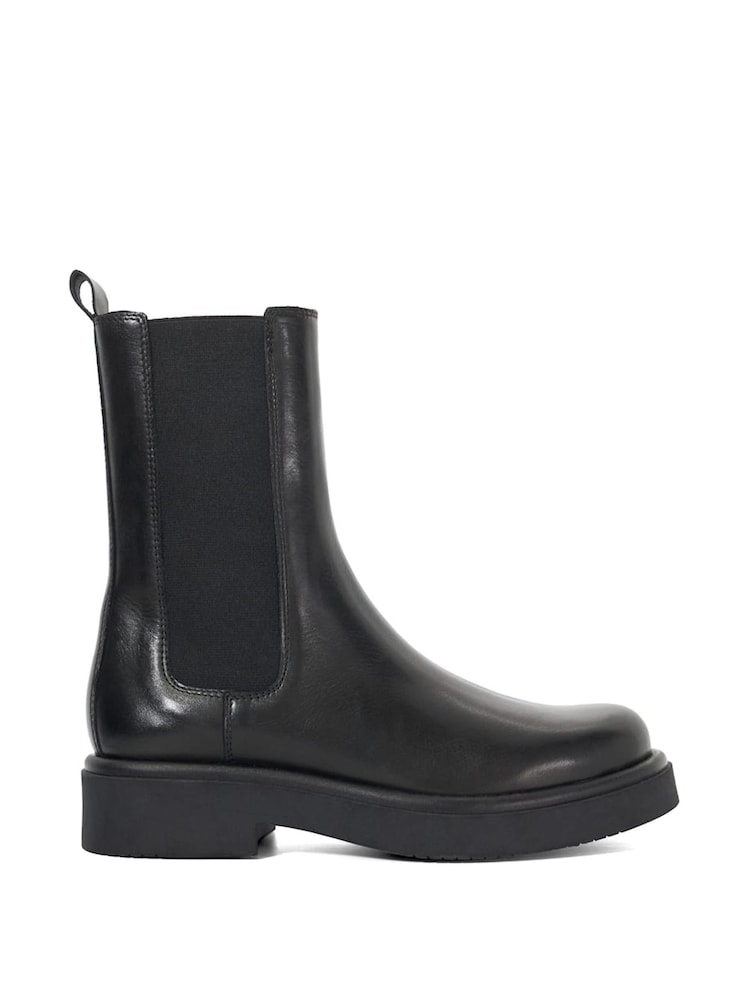 Dune London Black Palmo Chunky Sole Chelsea Boots - Image 2 of 6