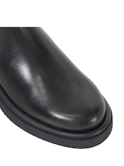 Dune London Black Palmo Chunky Sole Chelsea Boots - Image 6 of 6