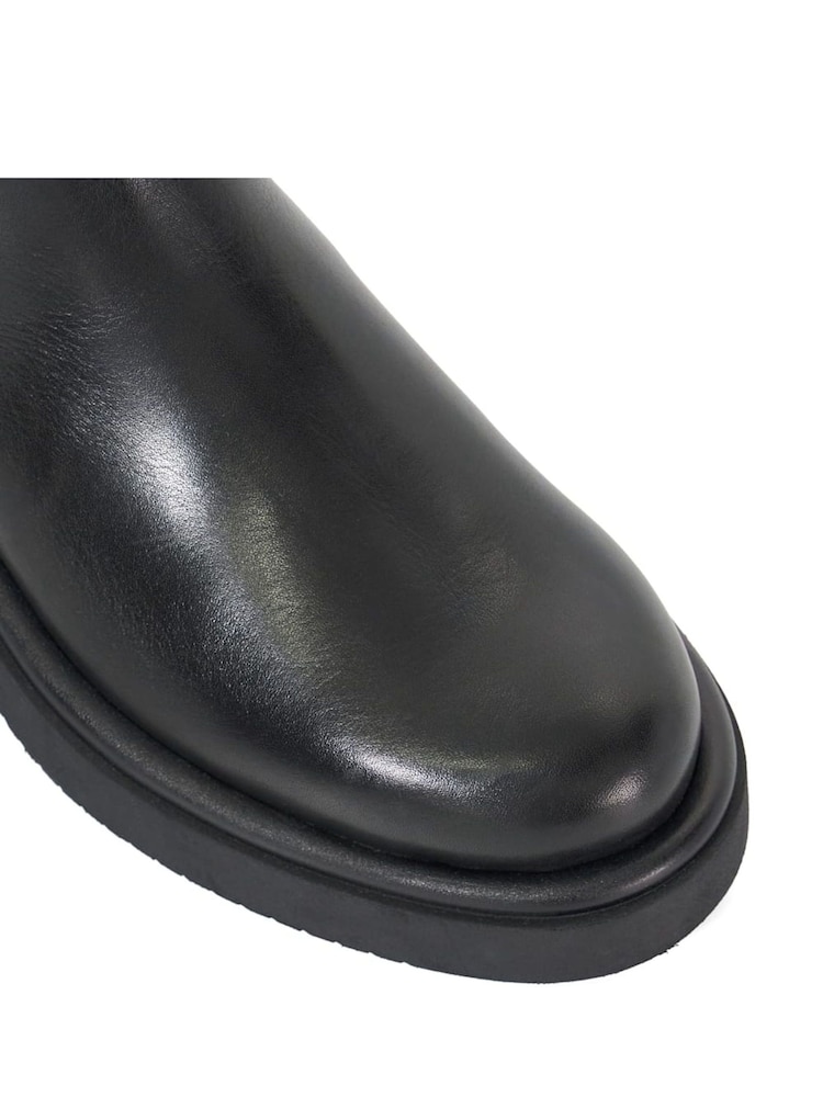 Dune London Black Palmo Chunky Sole Chelsea Boots - Image 6 of 6
