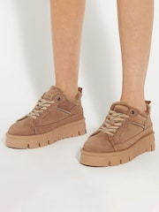 Dune London Estha Lace Up Trainers - Image 1 of 6