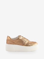 rjava - Dune London Evangelyn Flatform Lace-Up Trainers - Slika 2 iz 6