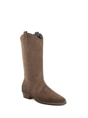 rjava - Dune London Prickles Round Toe Flat Western gležnjarji - Slika 3 iz 5