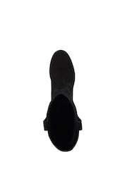 črna - Dune London Prickles Round Toe Flat Western gležnjarji - Slika 5 iz 6