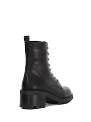 Dune London Black Plexie Embellished Lace Boots - Image 4 of 6