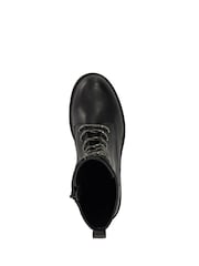 Dune London Black Plexie Embellished Lace Boots - Image 5 of 6