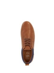 Dune London Brown Wide Fit Travels Colour Detail Trainers - Image 4 of 5
