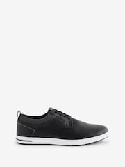 Dune London Black Wide Fit Travels Colour Detail Trainers - Image 2 of 6