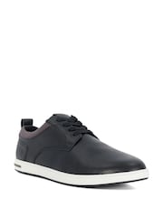 Dune London Black Wide Fit Travels Colour Detail Trainers - Image 3 of 6