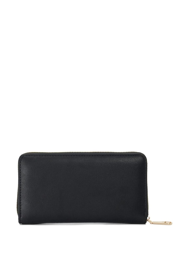 Dune London Black Kelbey Zip Around Long Purse - Image 3 of 5