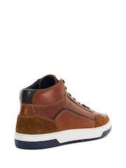 Marrón - Dune London Sydnies Alto Top Trainers - Imagen 4 de 6