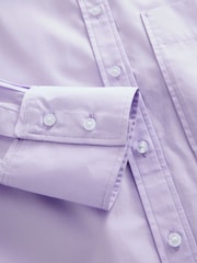 Violet lilas - Girlfriend Oversized Long Sleeve Shirt - Image 6 de 7