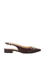 Črna - Dune London Hopewell Snaffle Slingback čevlji - Slika 2 iz 6