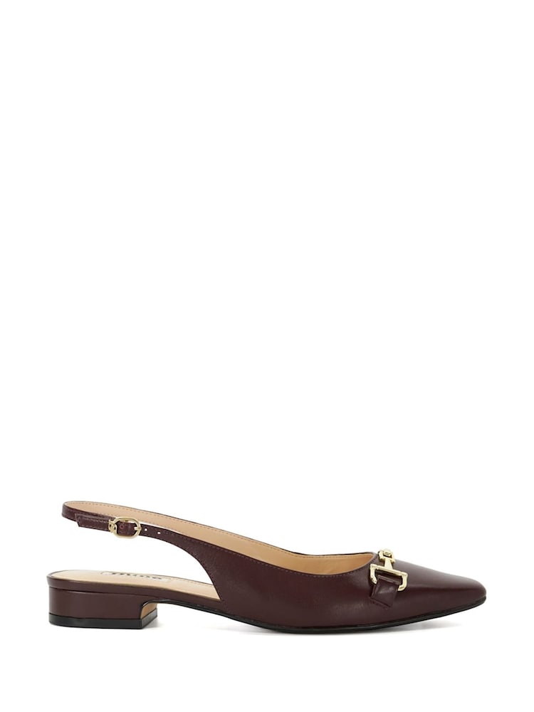 Črna - Dune London Hopewell Snaffle Slingback čevlji - Slika 2 iz 6