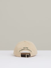 Песочный - Reiss Chase Logo-Embroidered Varsity Baseball Cap - Image 4 of 5