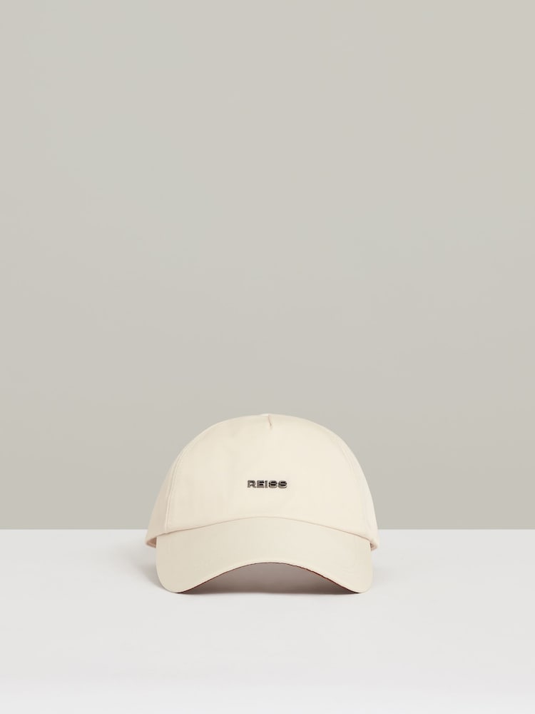 Светло-бежевый - Бейсболка с логотипом Reiss Emery - Image 1 of 5